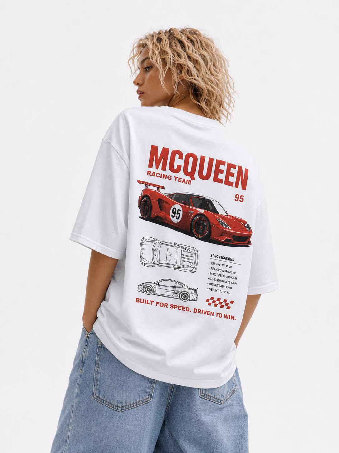 Mcqueen T-shirt — LEBSATI T-shirt UAE